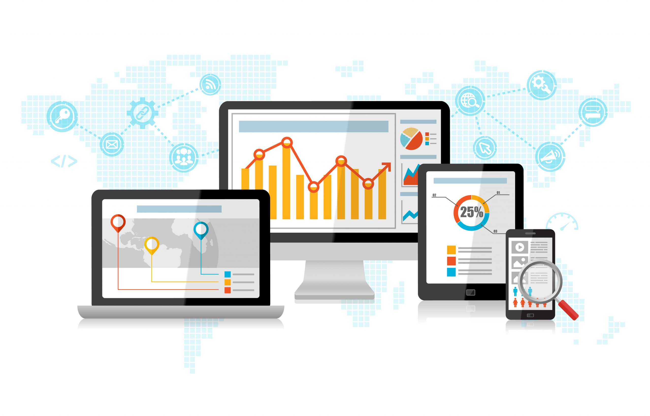 illustration analytics et optimisation sea
