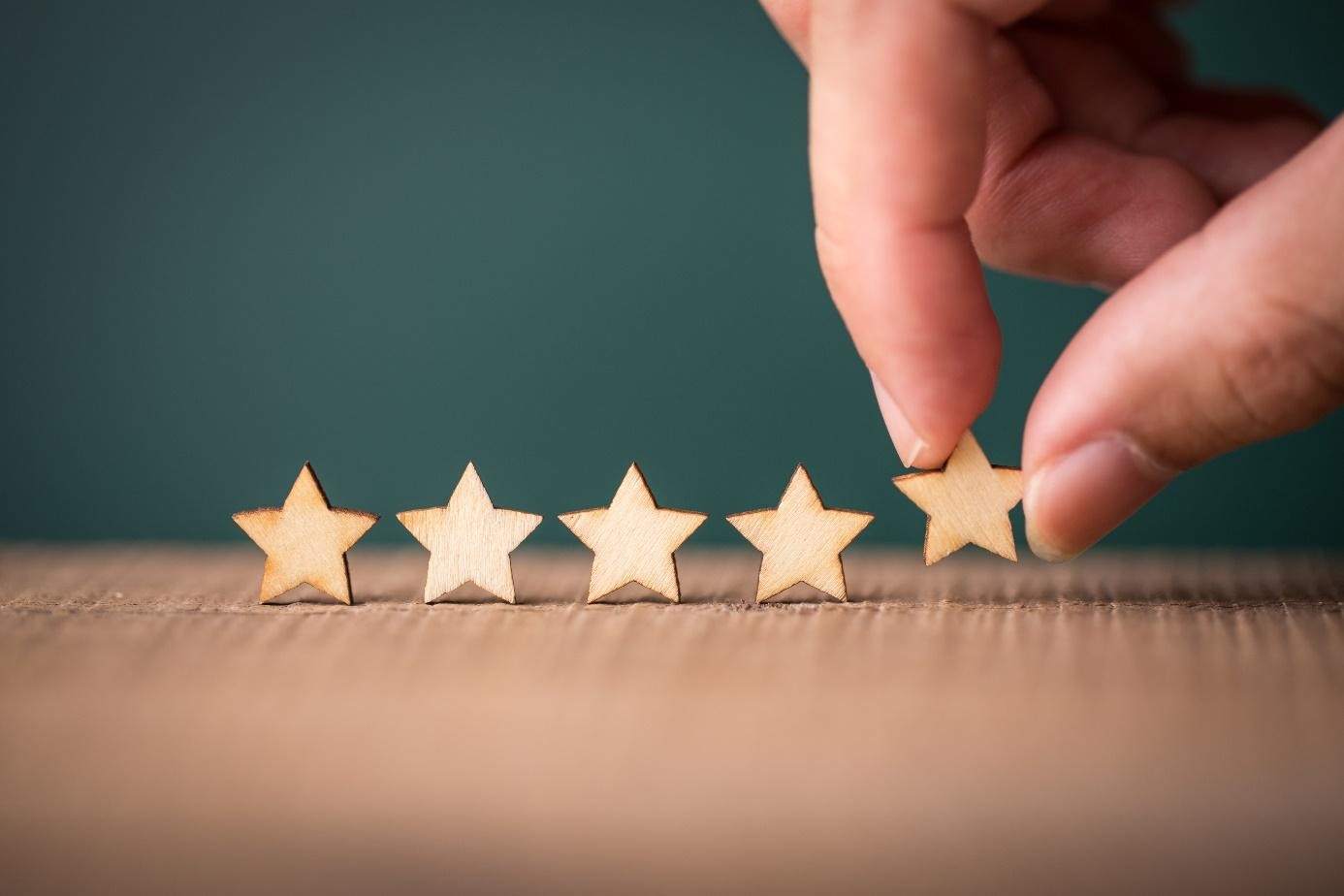 avis clients cinq étoiles