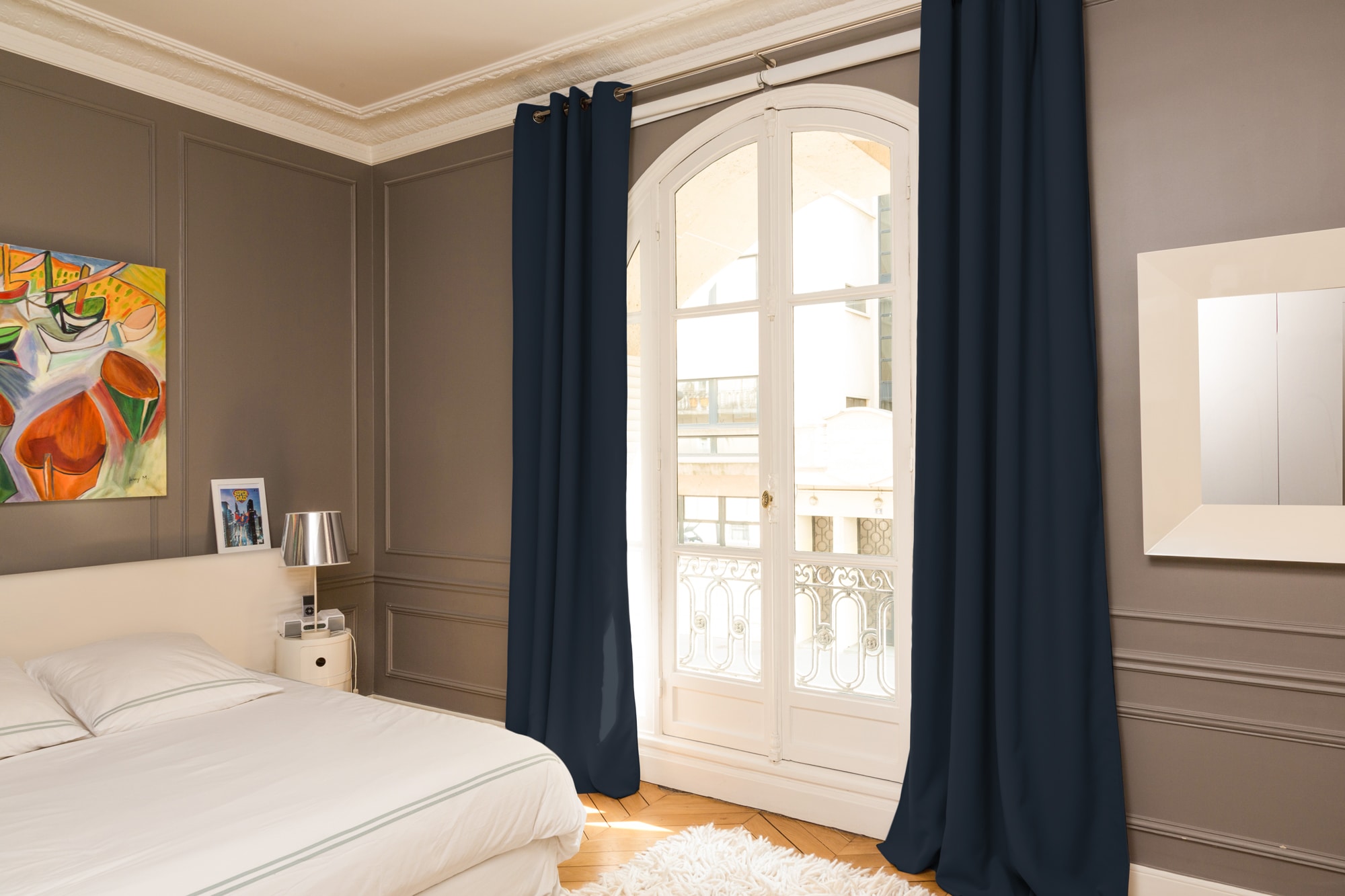 moondream blackout curtain bedroom